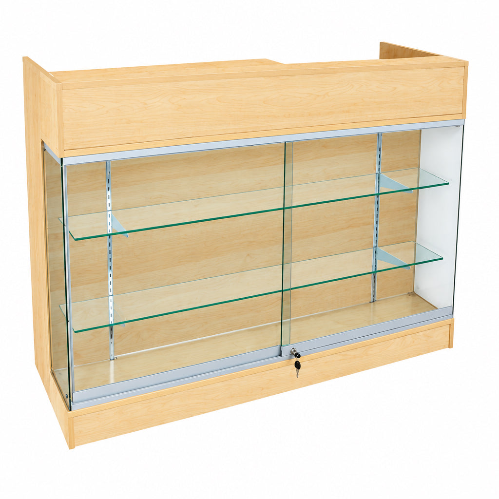 Ledgetop Counter with Glass Front