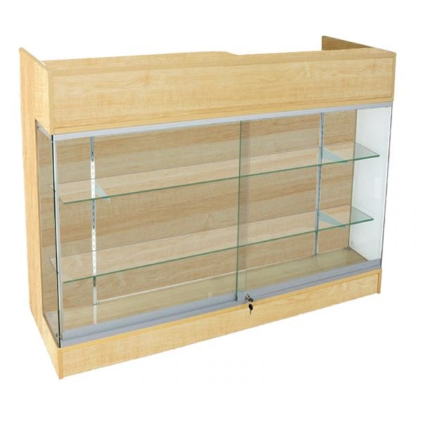 Ledgetop Counter with Glass Front