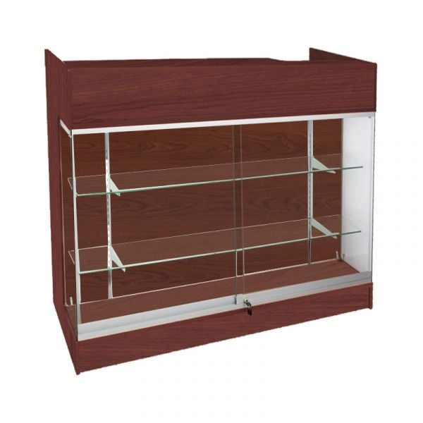 Ledgetop Counter with Glass Front
