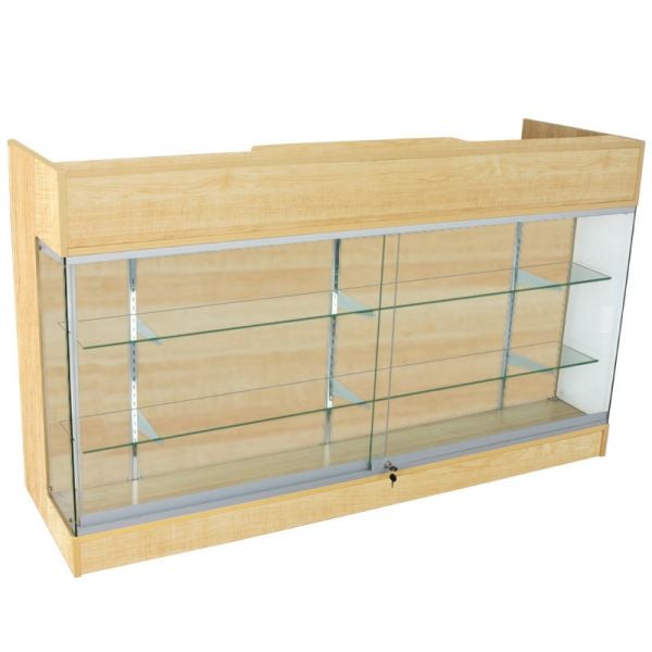 Ledgetop Counter with Glass Front