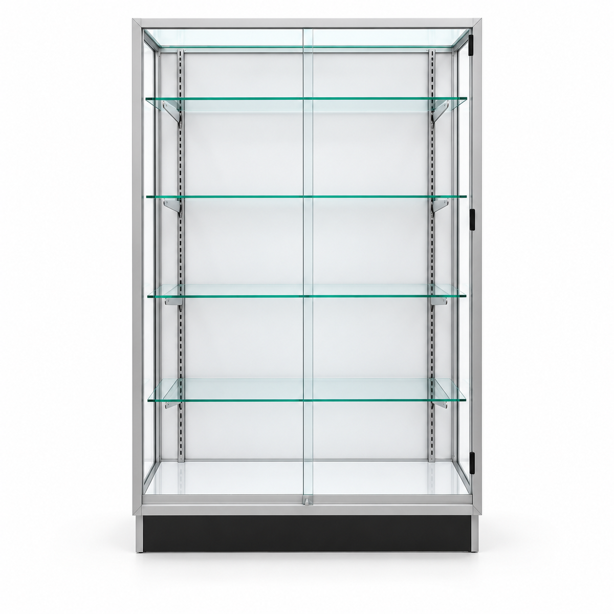 SGWC4 Extra Vision Retail Wallcase aluminum front view