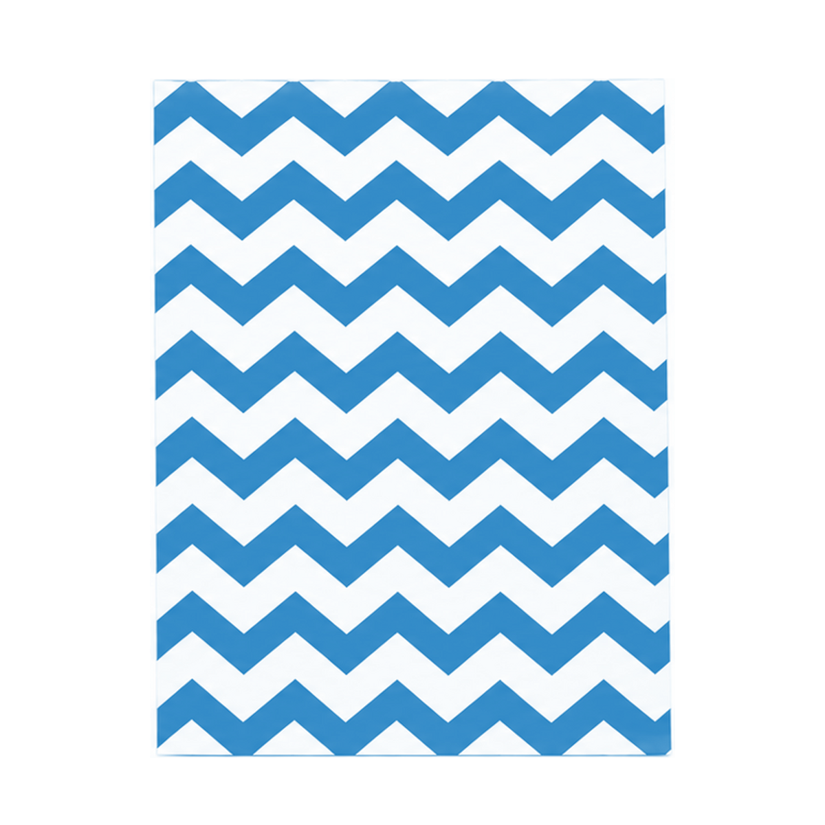 Blue Chevron Jewelry Bag — 8-1/2x11 — Kraft footprint