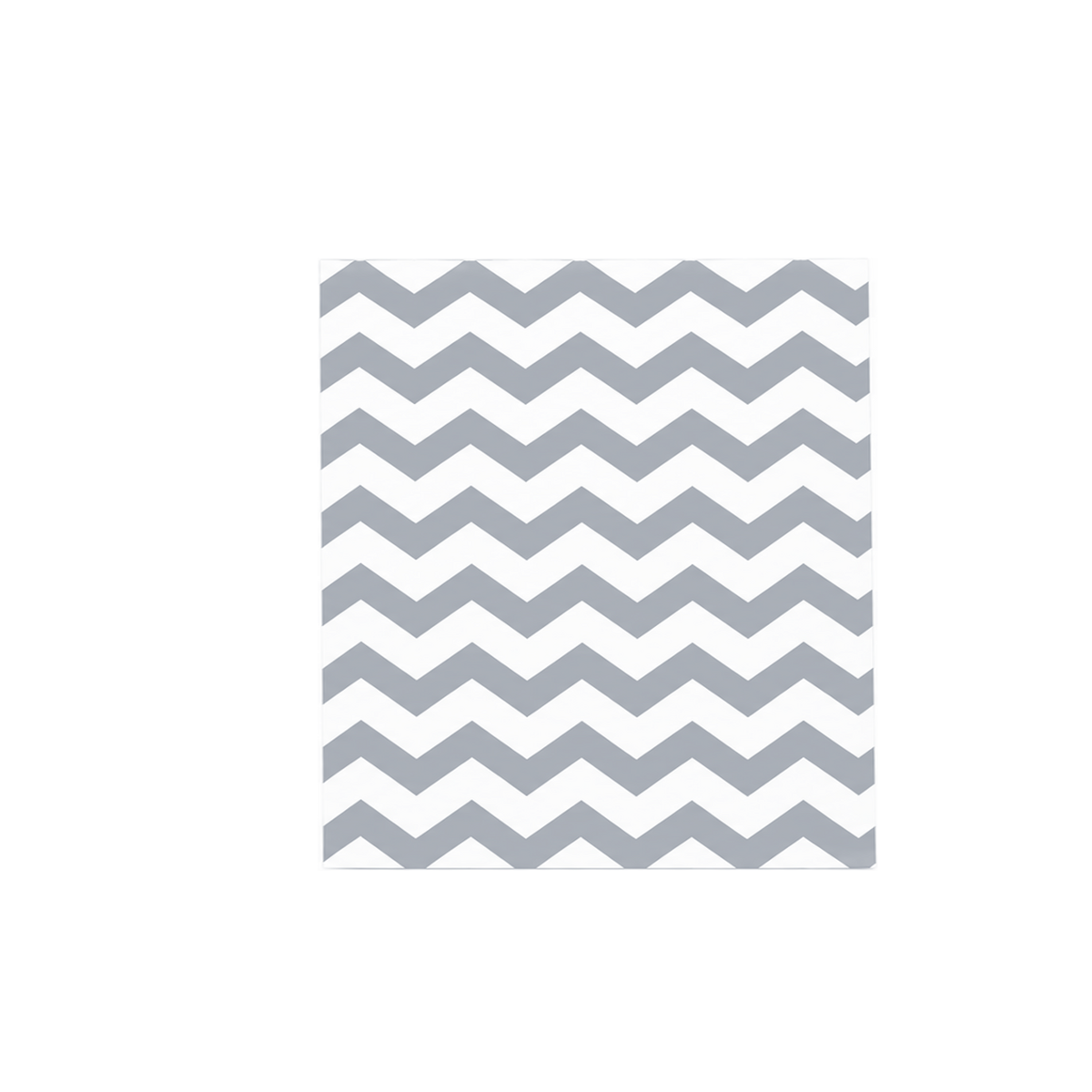 Silver Chevron Jewelry Bag — 5x7 — Kraft footprint