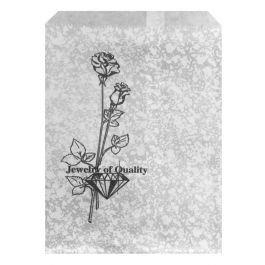 Silver Jewelry Bag, 8.5 x 11 inches
