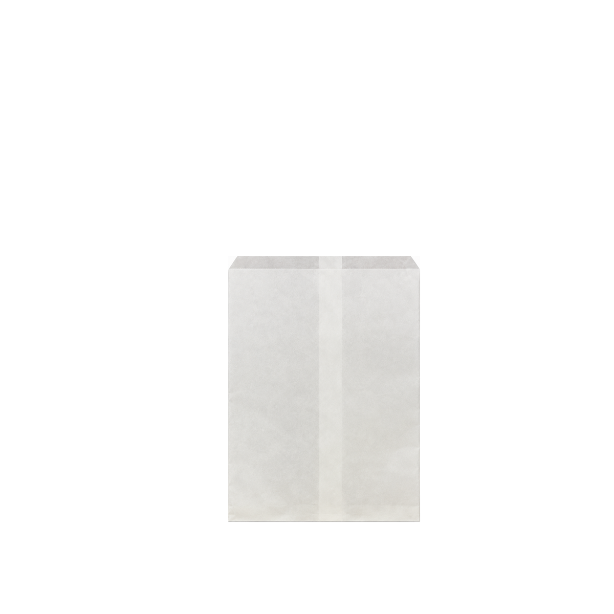 White Paper Jewelry Bag — 4x6 — Kraft footprint