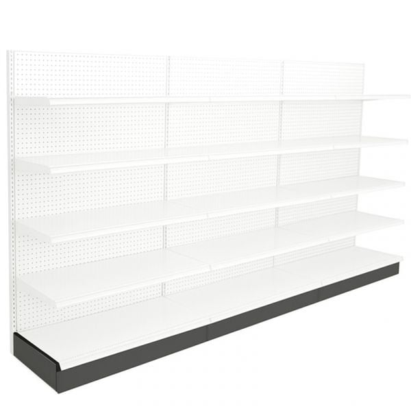 Used Wall Gondola Wall Starter– White