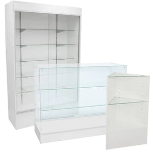 Display Cases - White