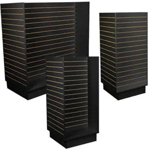 Slatwall Island Merchandisers-Black