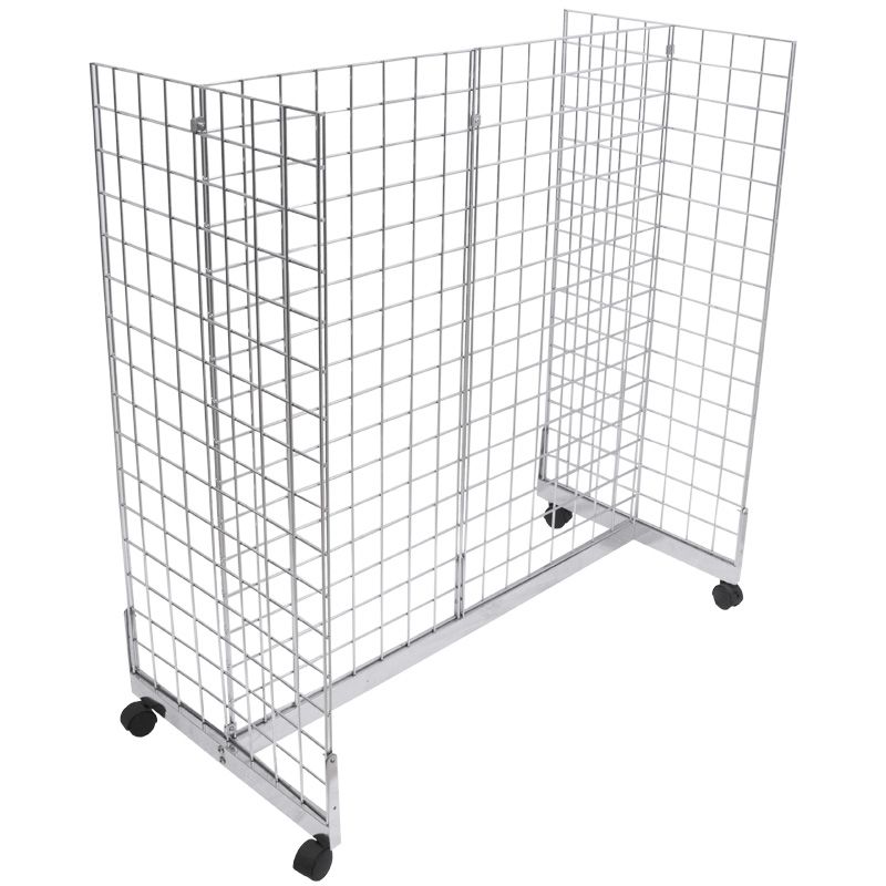 Gondola Base for Grid — Chrome — assembled display