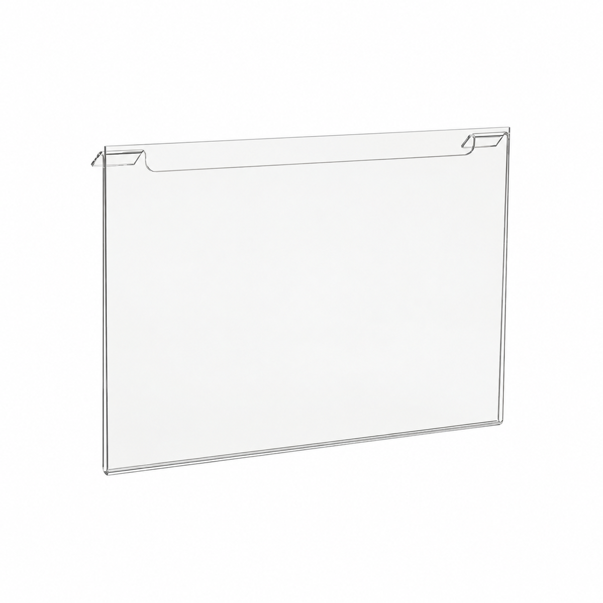 Plexi Cardholder for Slatwall / Grid – Clear