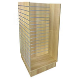 Slatwall 2ft H Unit W/ Aluminum Inserts