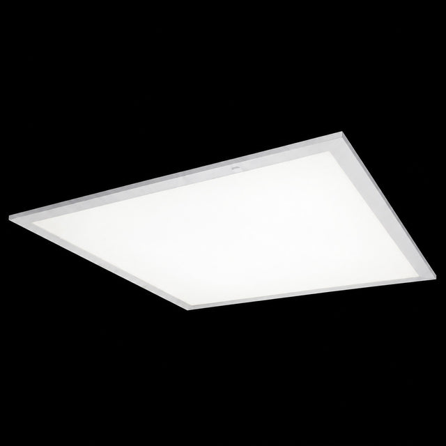 2 ft x 2 ft LED panel light with white frame