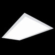 2 ft x 4 ft LED panel light with white frame