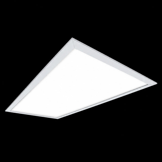 2 ft x 4 ft LED panel light with white frame