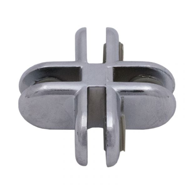 4 Way Metal Cubbie Clip - Chrome