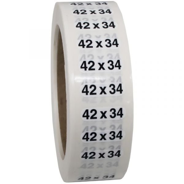 Size 42x34 labels