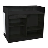 Ledgetop Counter with Glass Front