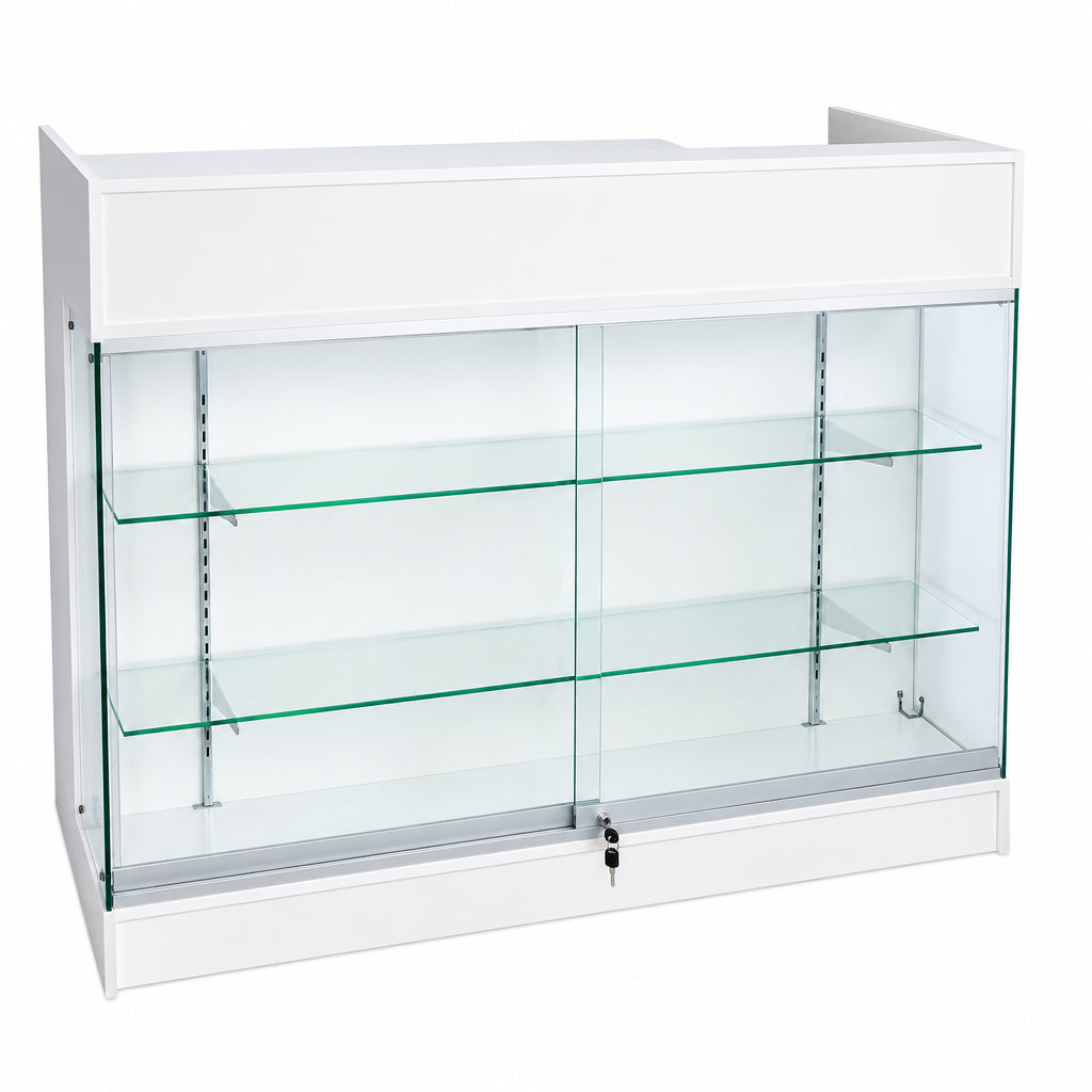 Ledgetop Counter with Glass Front