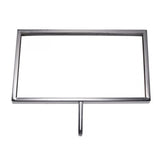 Framed Cardholder with 3-in Swedge Stem – Chrome