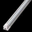 Close-up of the 8 ft integrated LED light fixture
