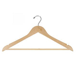 17" Wood Shirt Hanger with Rod