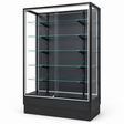 SGCXW4RB Radius Edge Retail Wallcase right-facing angled view