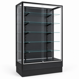 SGCXW4RB Radius Edge Retail Wallcase left-facing angled view