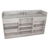 Ledgetop Counter with Glass Front