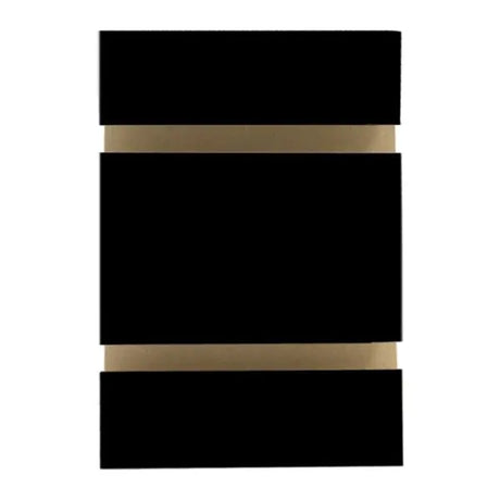 Slatwall Panel — Black — Front view