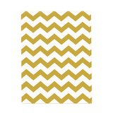 Gold Chevron Jewelry Bag — 8-1/2x11 — Kraft footprint