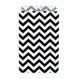 Black Chevron jewelry bag