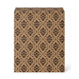 Damask/Kraft Paper Gift Bag – 8 1/2 x 11 inch