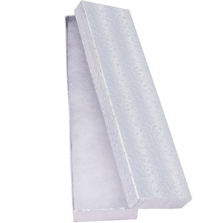 Silver Elongated Jewelry Box
