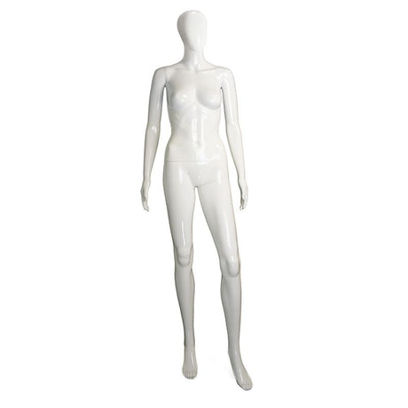 Plastic Female Mannequin White F13GW-EVE