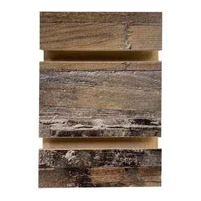 Slatwall Panel — Farmhouse Planks — Front view