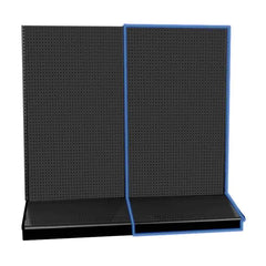 Gondola Wall Add-On Unit – Black, SKU E.WA48-19-84-KIT-BLACK