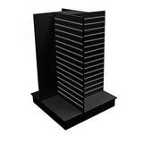 Slatwall 4-Way Display With Aluminum Inserts