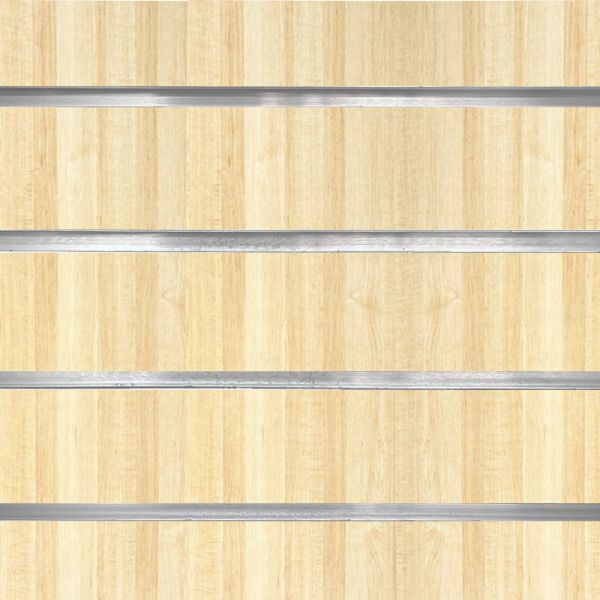 Slatwall 4-Way Display With Aluminum Inserts