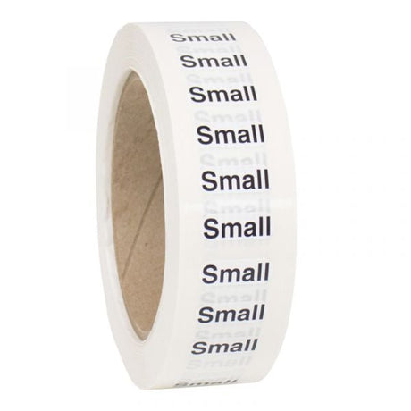 Size Small labels