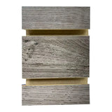 Slatwall Panel — Stormy Oak — Front view
