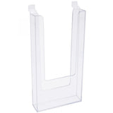 Clear Literature Holder for Slatwall