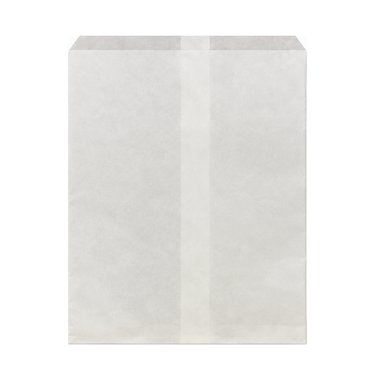 White Paper Jewelry Bag — 8-1/2x11 — Kraft footprint