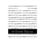 Thank You Die Cut Bags