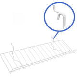 White 6.5" x 23" candy wire shelf