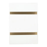 Slatwall Panel — White — Front view