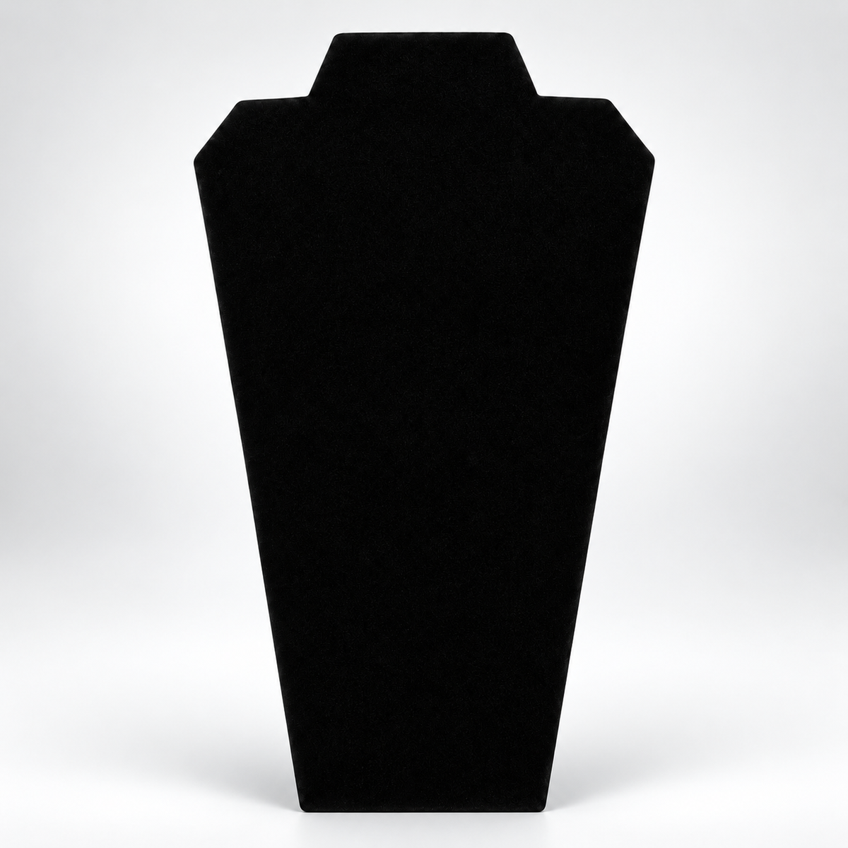 Padded Necklace Easel Display - Black Velvet