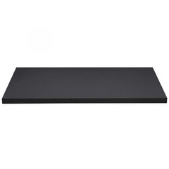 12″ × 48″ Melamine Shelf – Black
