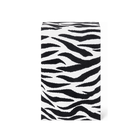 Zebra Paper Jewelry Bag — 6x9 — Kraft footprint