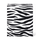 Zebra Paper Jewelry Bag — 8-1/2x11 — Kraft footprint