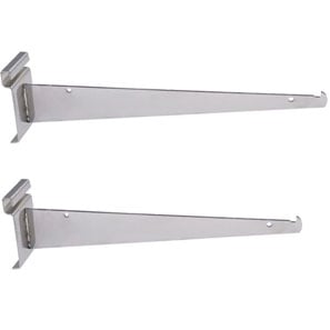 Chrome Grid Shelf Brackets